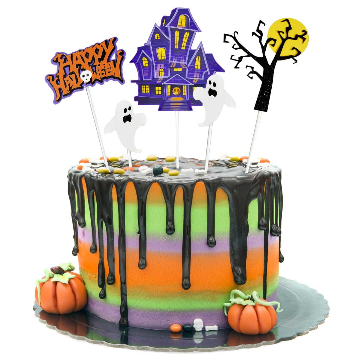 Dekoracja ciasta -straszny dwór Halloween (5) HA4834 Arpex