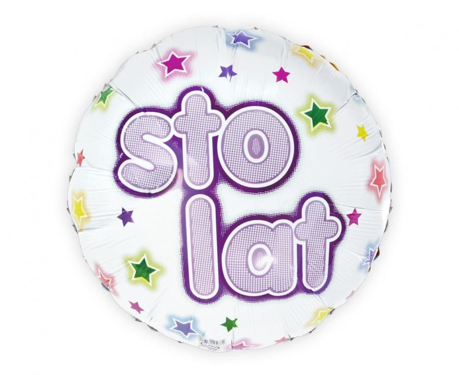 Balon foliowy "Sto lat" 18""  FG-OSLG GoDan