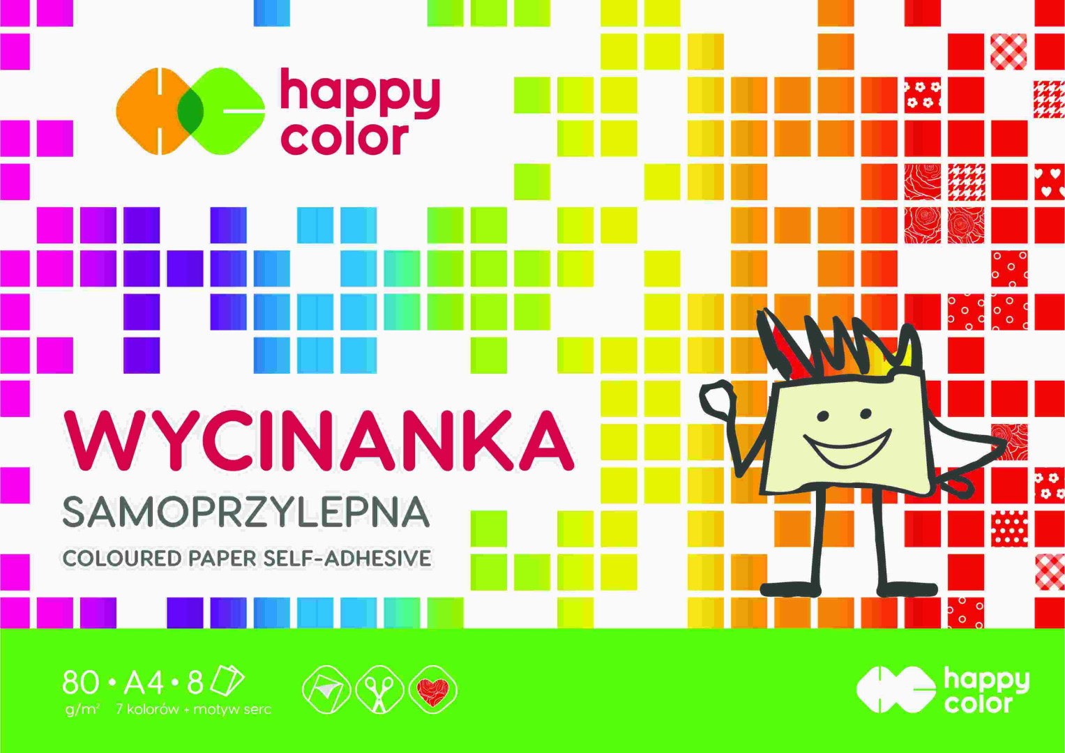 Blok Wycinanka A4/8 Happy Color HA 3710 2030-S8