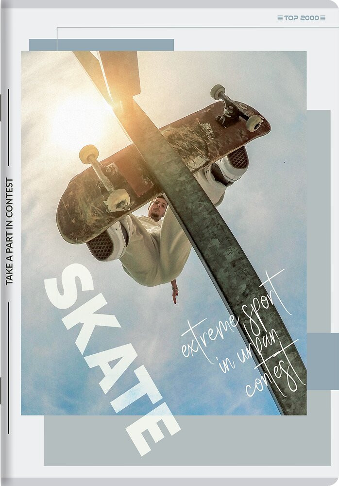 Zeszyt  A5/60k kratka 70g Top Poster Hamelin