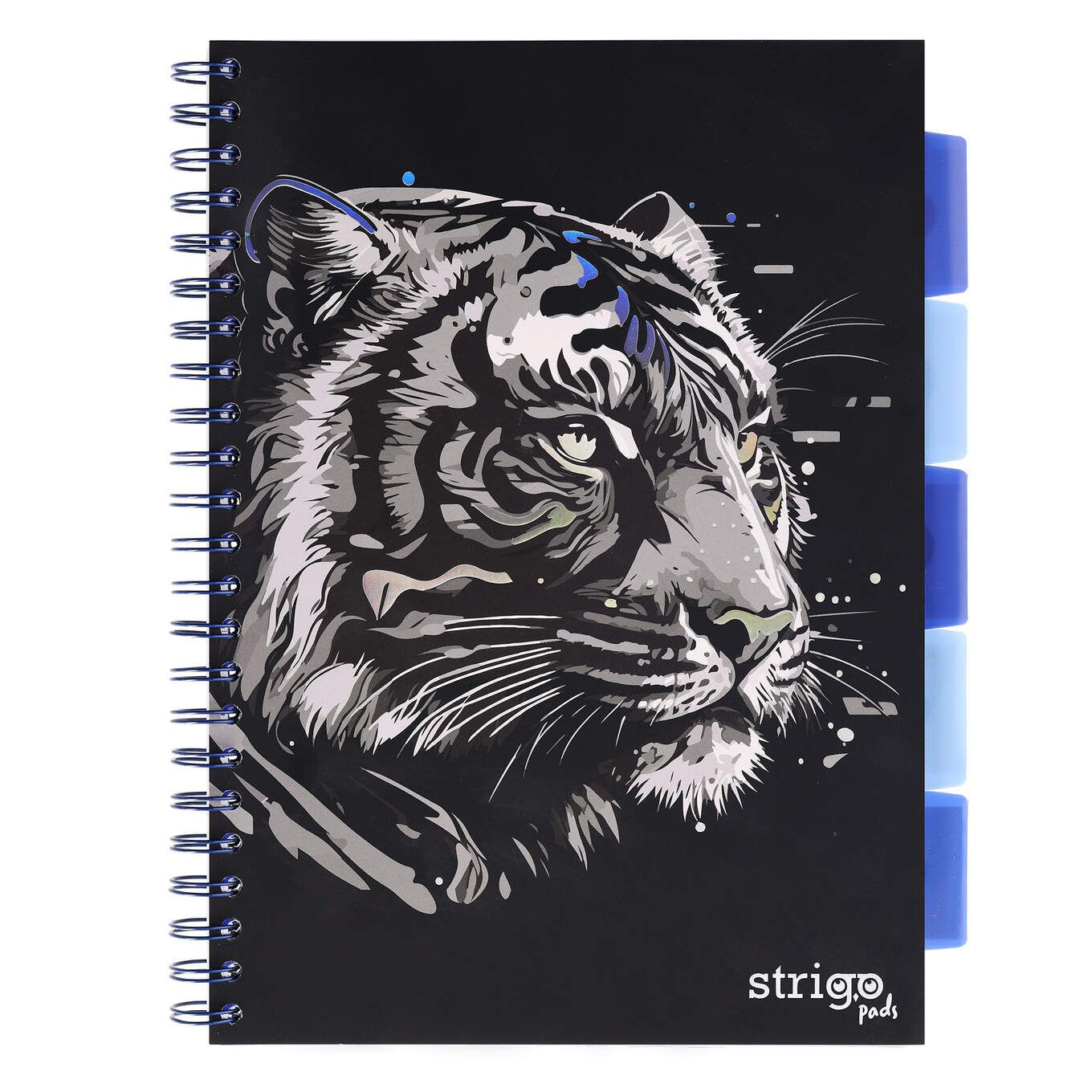 Kołozeszyt A4/100k. kr Project Book Tygrys 80g Strigo PADS020 WPC