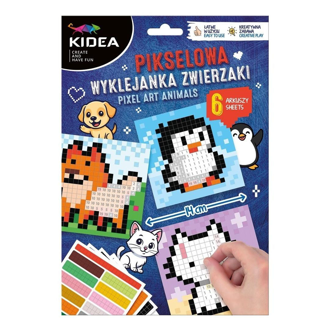 Pikselowa wyklejanka Zwierzaki Kidea PWYZKA Derform