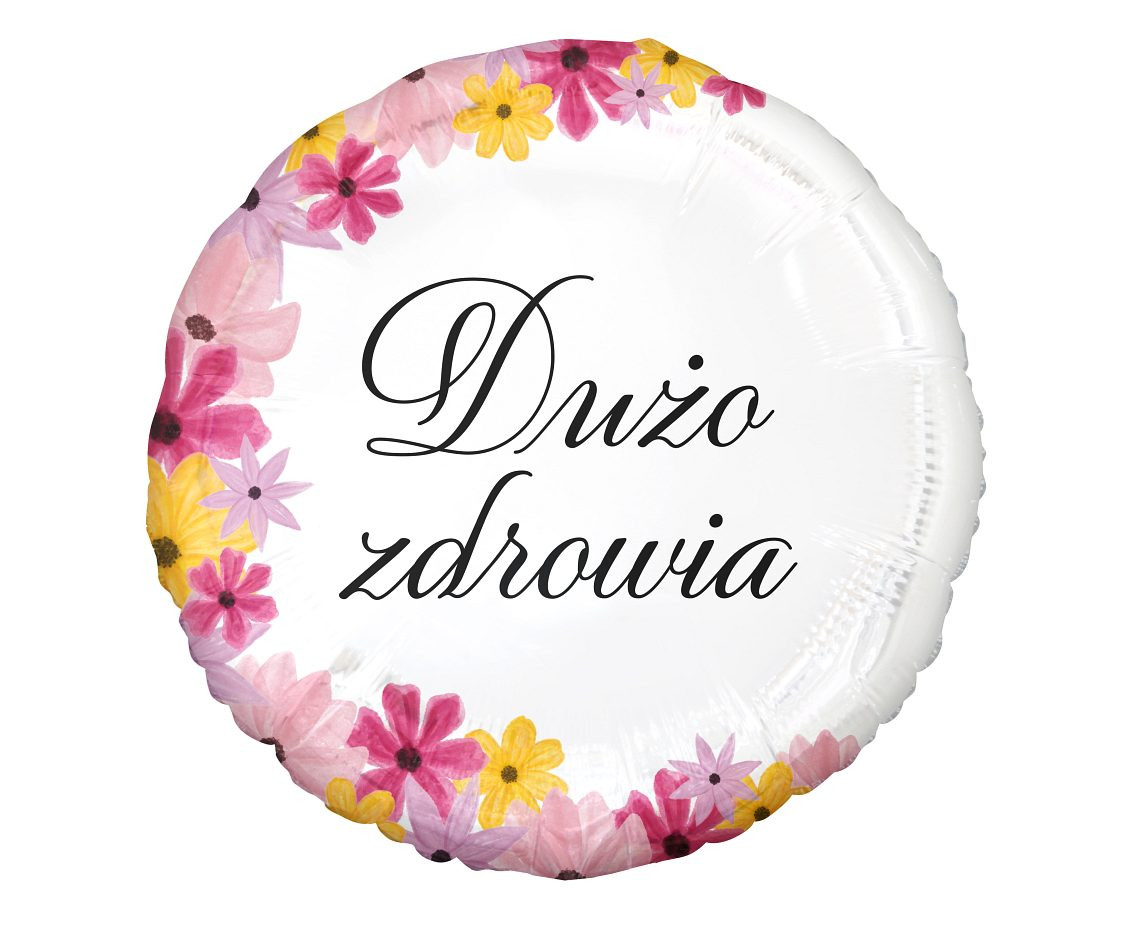 Balon foliowy 18" Dużo zdrowia FG-OBZD Godan