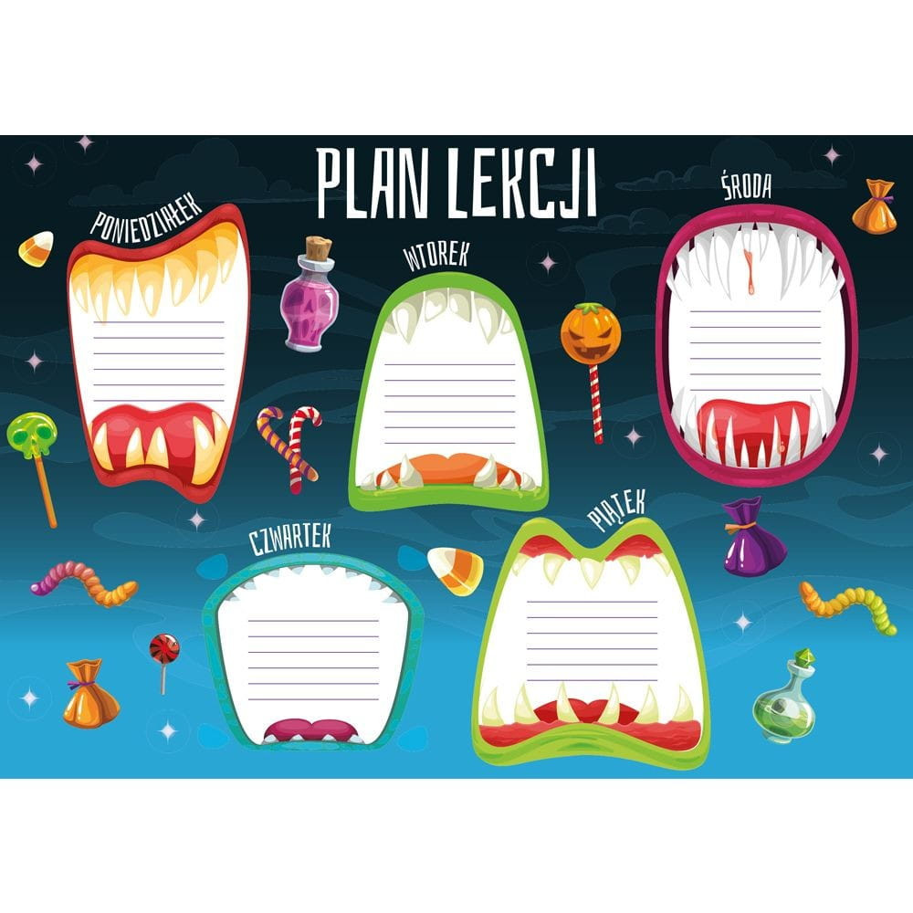 Plan lekcji A5 Wampiry Henry