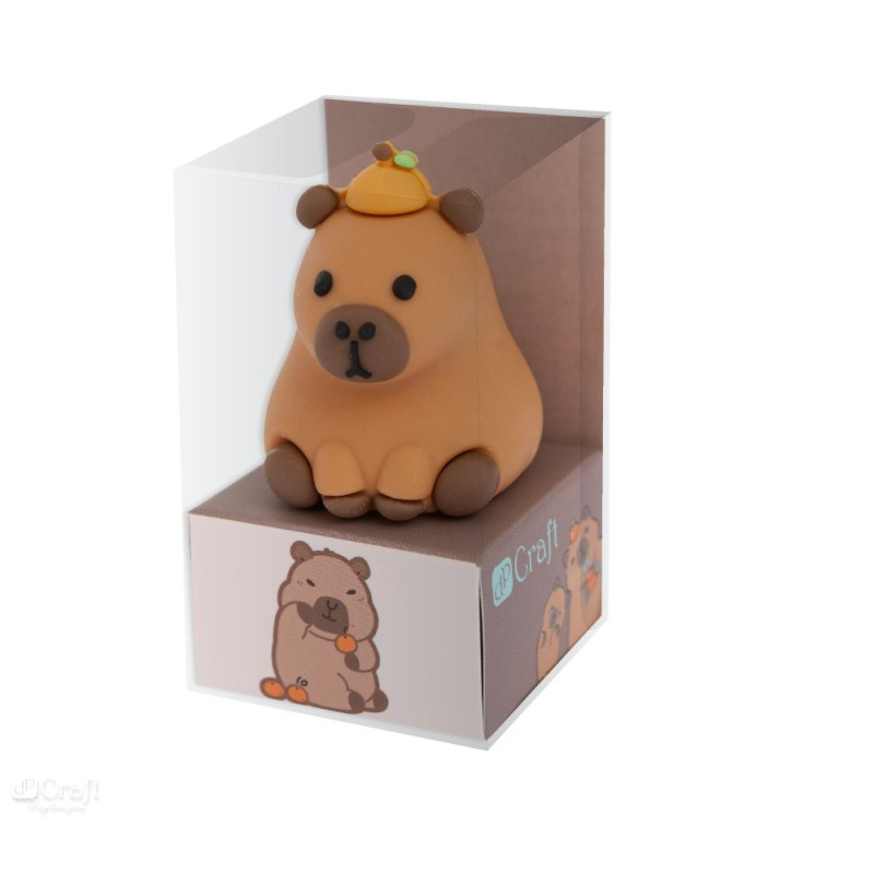 Gumka do mazania 3D - Kapibara - Pomarańcza DPCA-009 Dalprint