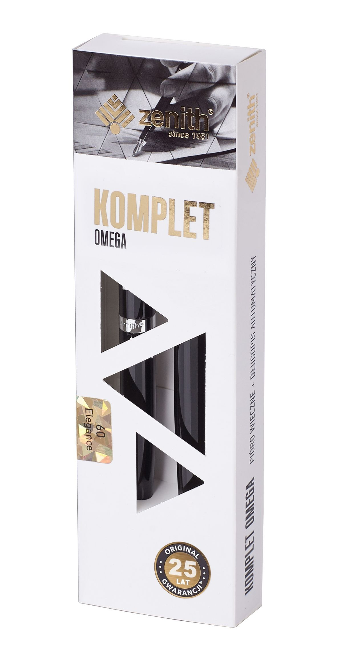 Komplet Zenith 60-pióro wieczne+długopis czarny