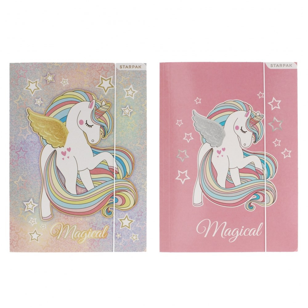 Teczka z gumką A4 Unicorn Starpak