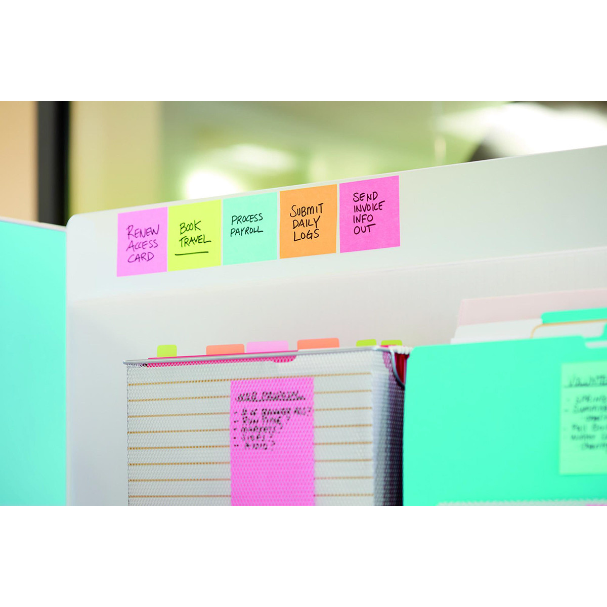 Karteczki samoprzylepne Post-it Super Sticky Cosmic 76x76mm 12x90k