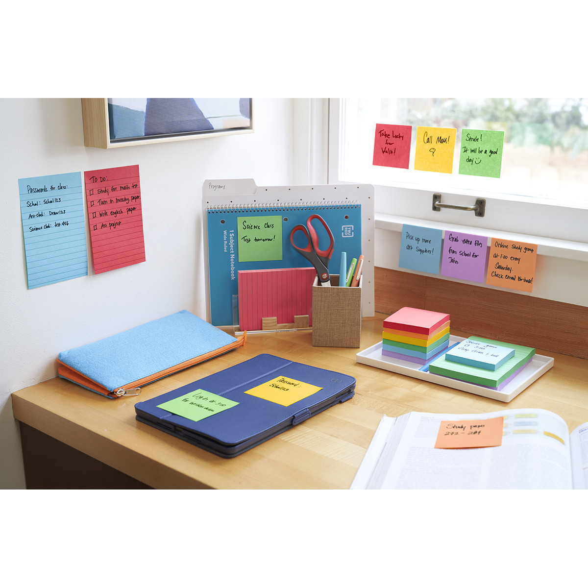 Karteczki samoprzylepne Post-it Super Sticky Playful 76 x127mm 6x90k