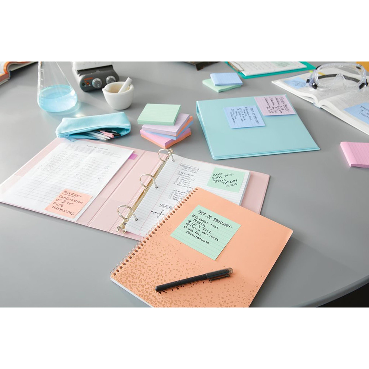 Karteczki samoprzylepne Post-it Super Sticky Soulful 76x127mm 6x90k