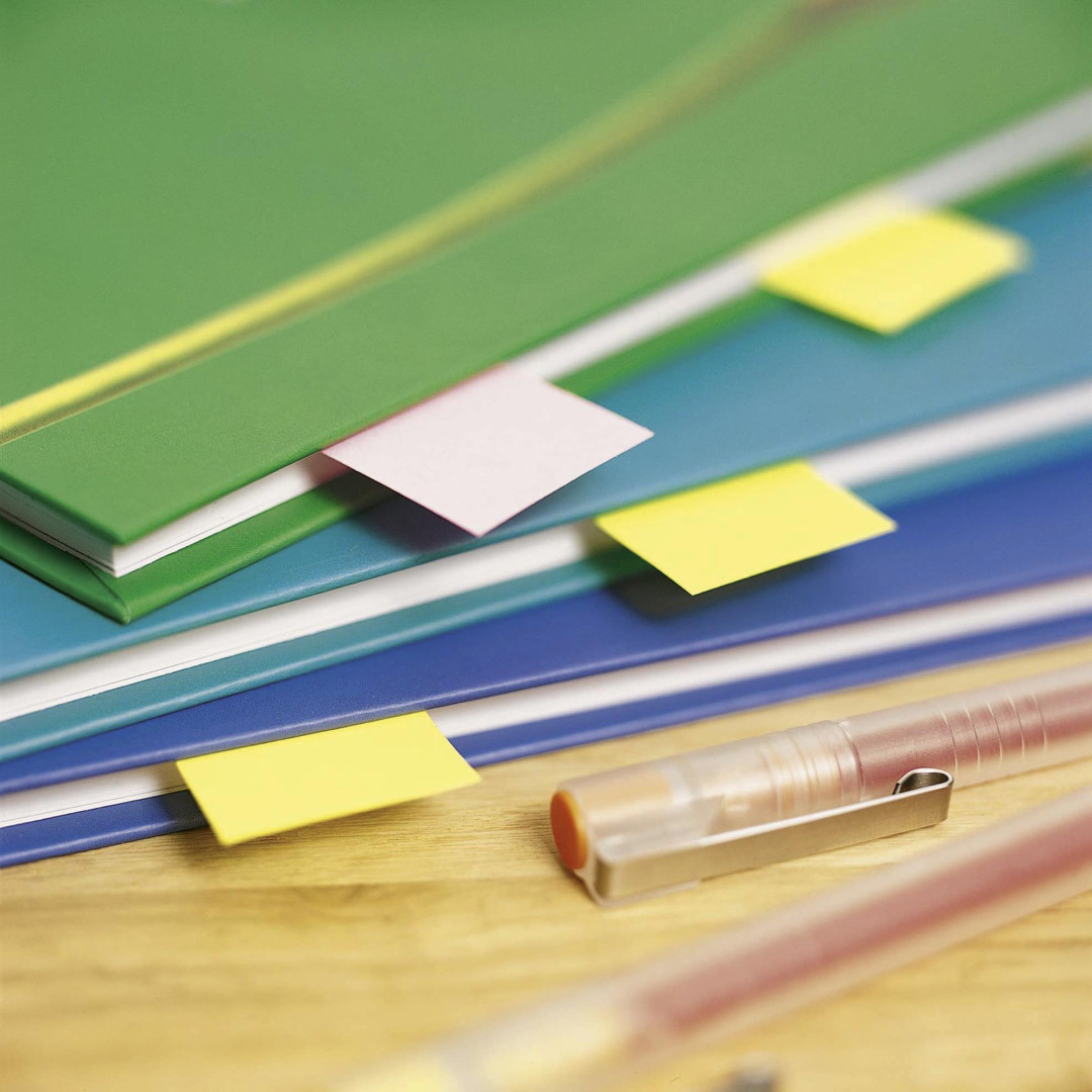 Znaczniki samoprzylepne Post-it 4kol. 25x76mm 3x100