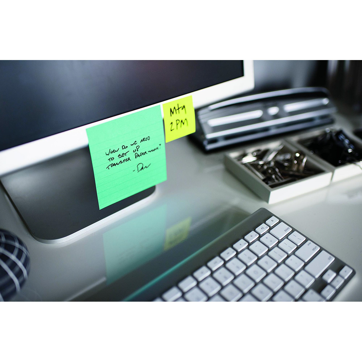 Karteczki samoprzylepne Post-it Super Sticky XL Oasis w linię 101x101mm 6x90k