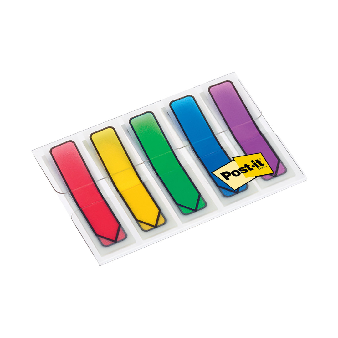Zakładki indeksujące Post-it strzałki neonowe 4kol. 11,9x43,2mm 4x24