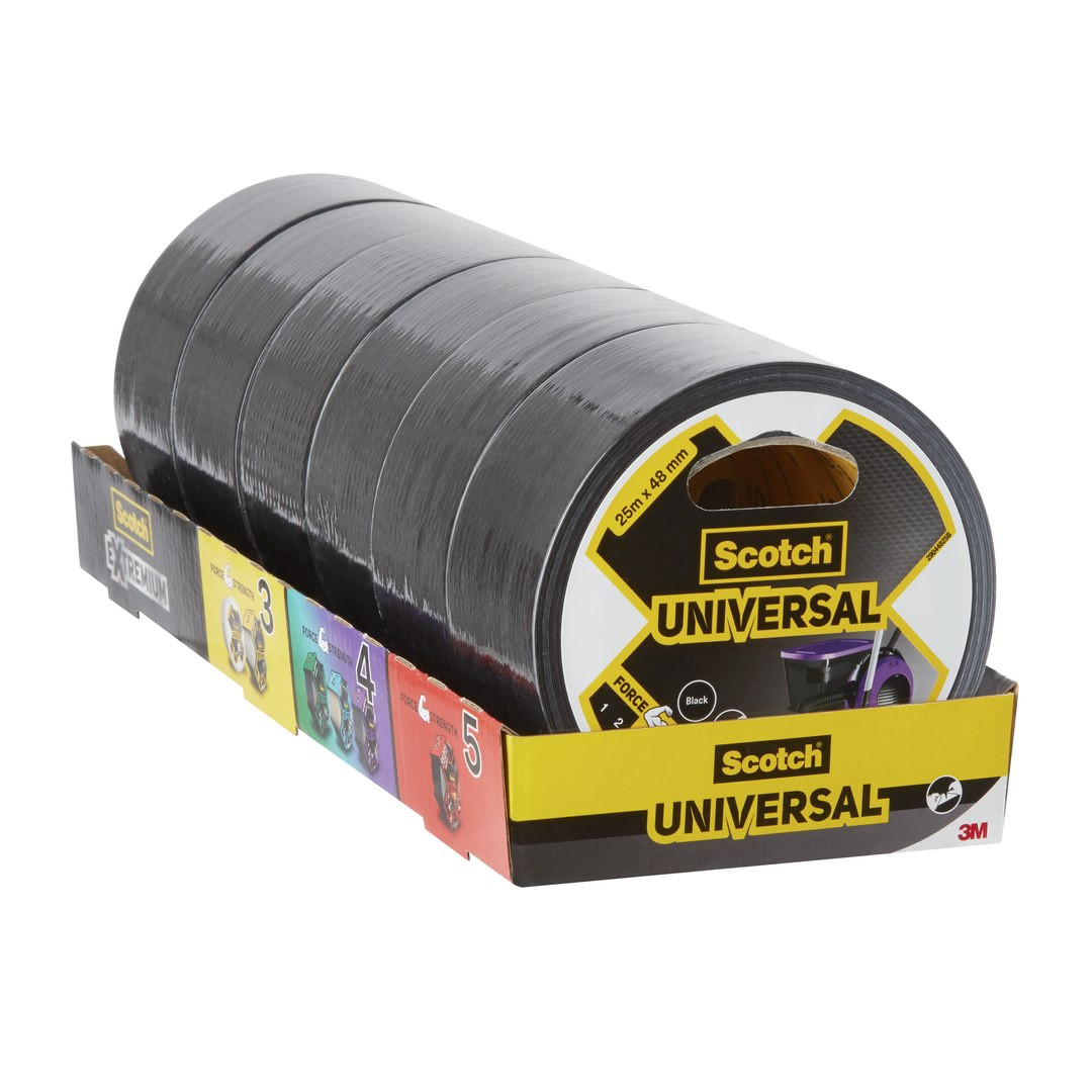 Taśma naprawcza uniwersalna 25m x 48mm czarna Scotch