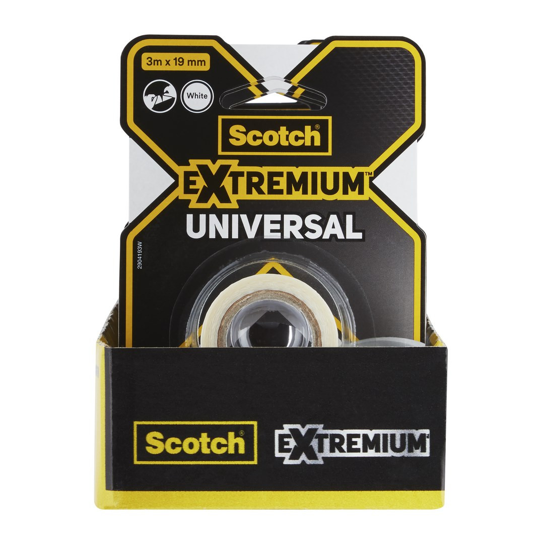 Taśma naprawcza uniwersalna 3m x 19mm biała Scotch