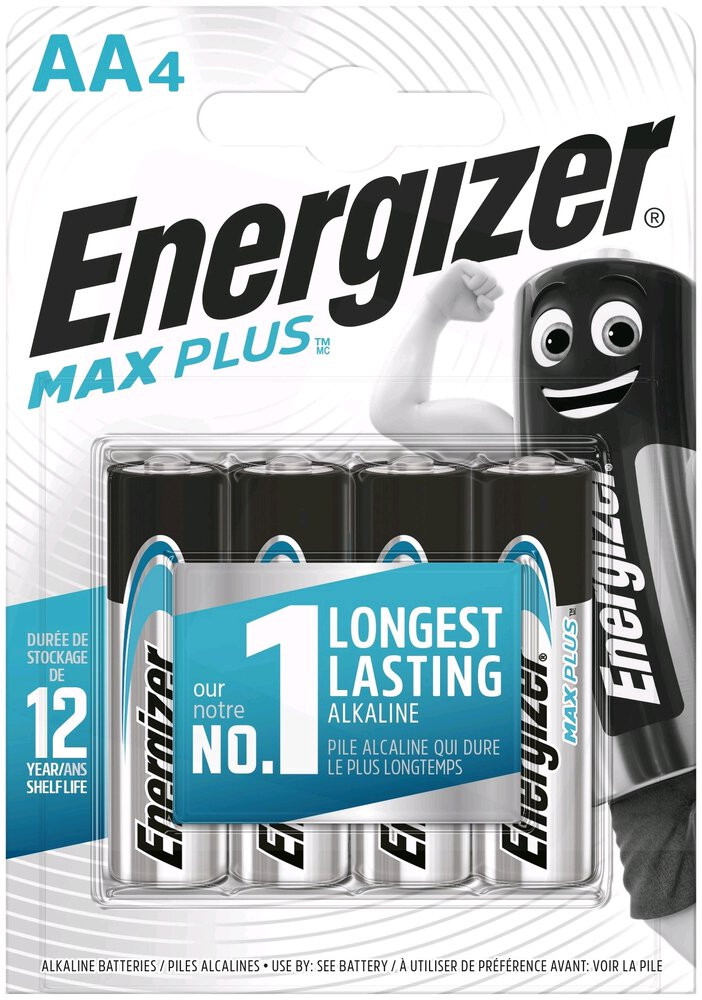 Bateria Energizer Max Plus AAA LR03 3+1