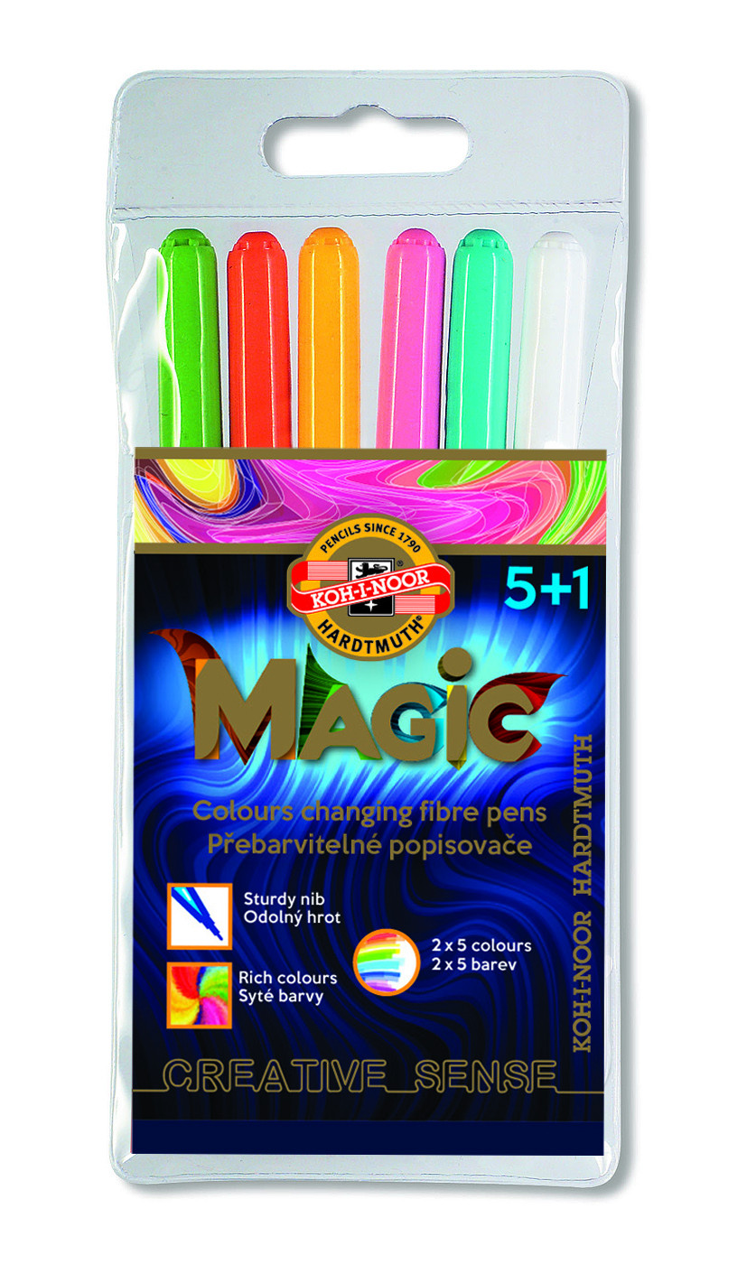 Flamastry Koh-I-Noor Magic 5+1