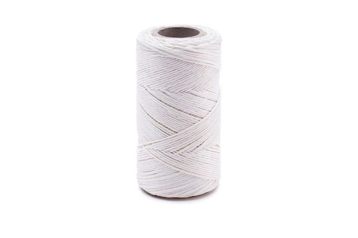 Nici lniane bielone nabłyszczane 10dkg (120m) Modena