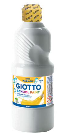 Farba szkolna Giotto School Paint 500ml biała