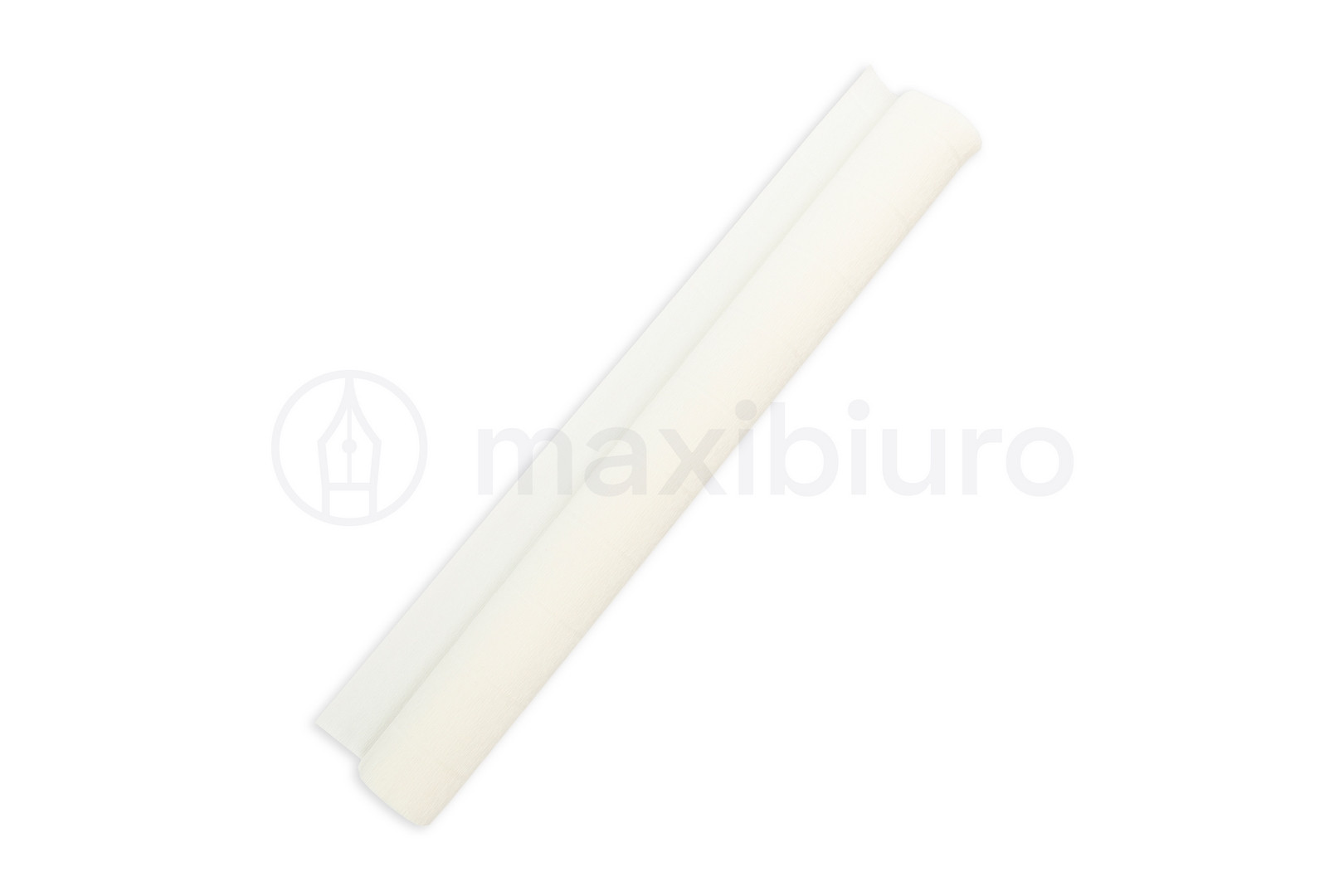 Krepina Bibuła dekoracyjna biała KD ALIGA  50cm x 2,5m 180g