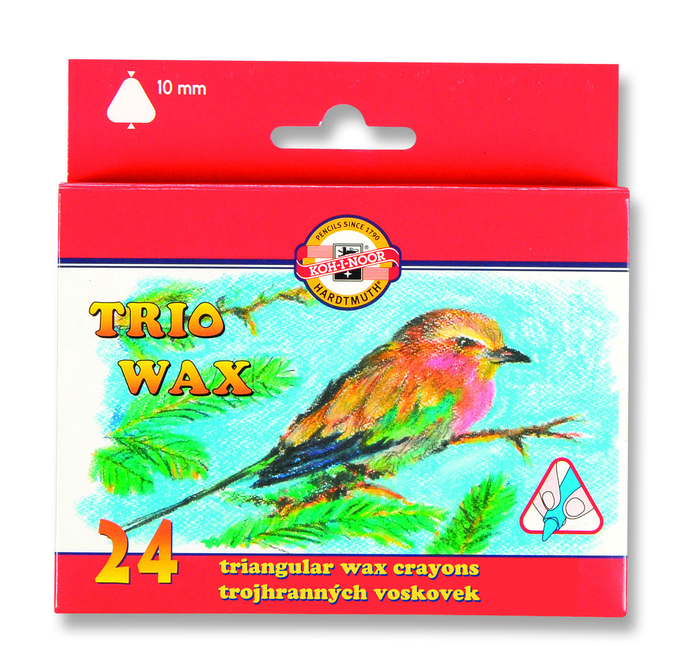 Kredki Jumbo Koh-I-Noor Trip Wax 10mm 24 kolory