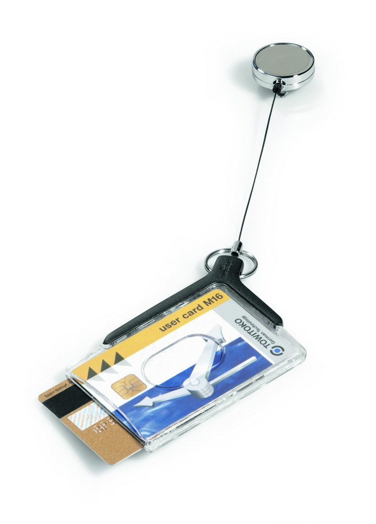 Identyfikator na dwie karty De Luxe Durable