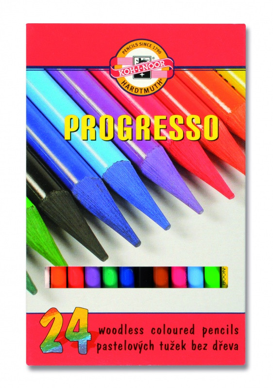 Kredki ołówkowe Koh-I-Noor Progresso 24 kolory