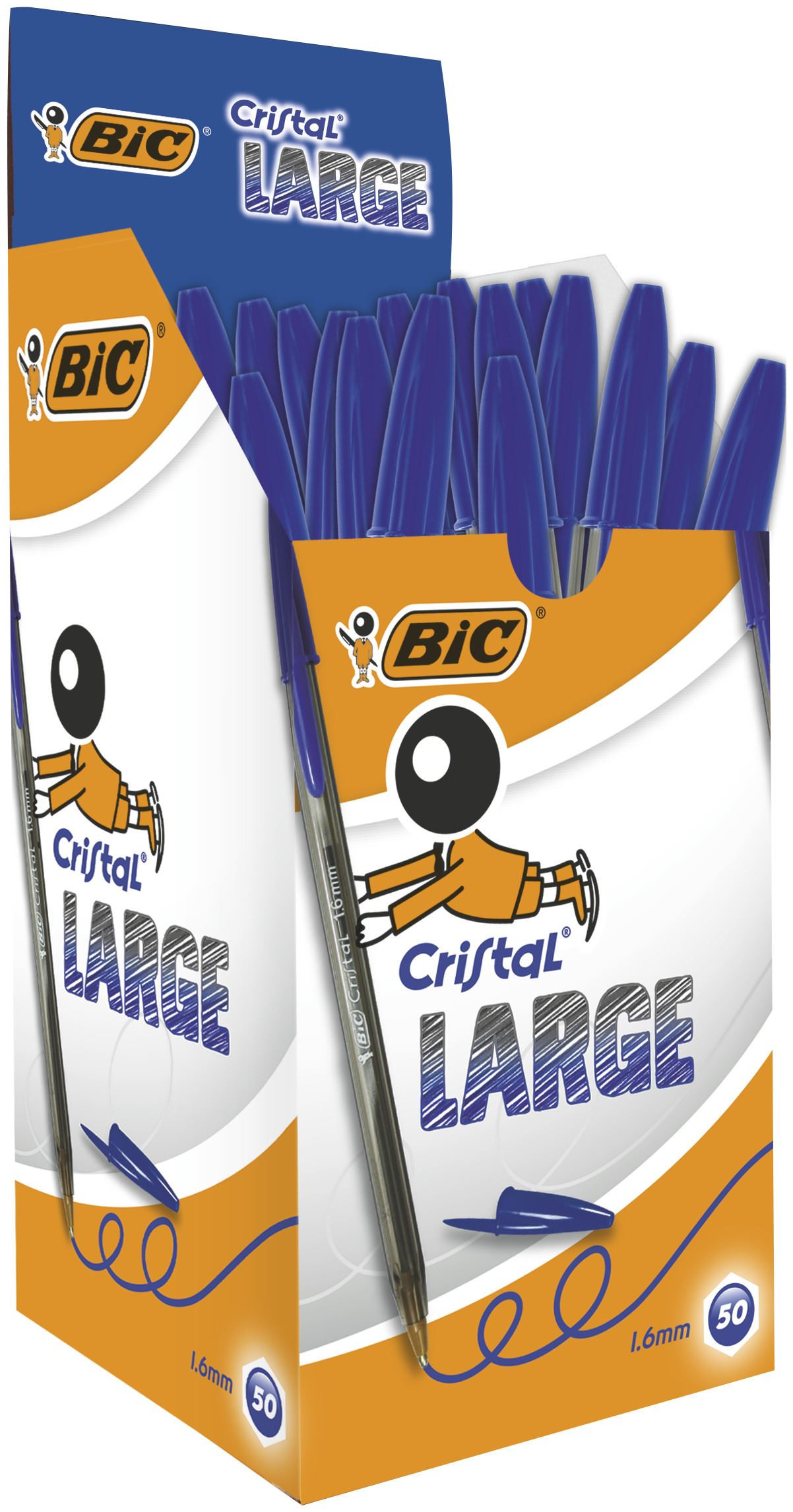 Długopis Cristal large niebieski 1szt. BIC