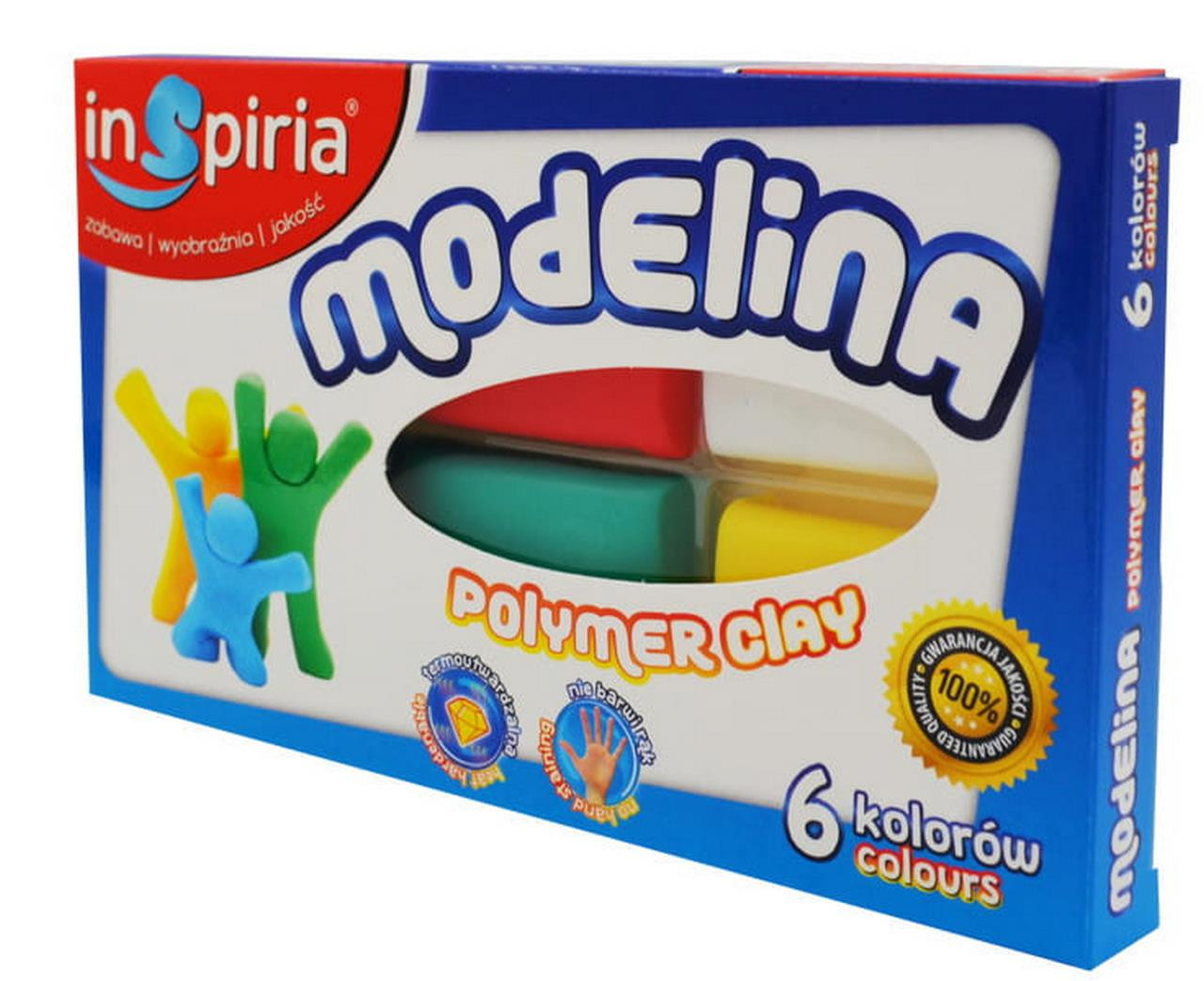 Modelina 6 kolorów Inspiria Schemat 8908