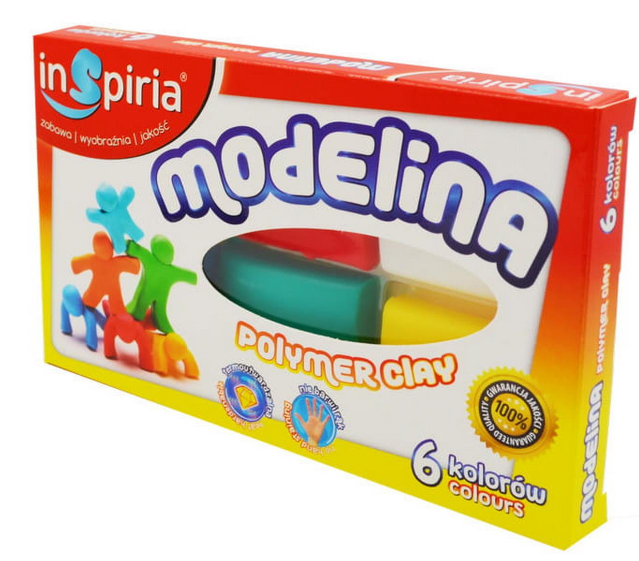 Modelina 6 kolorów Inspiria Schemat 8908
