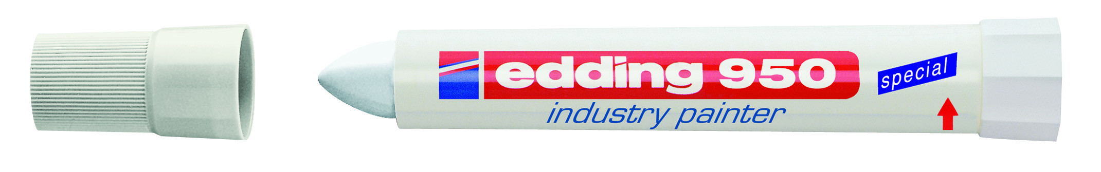 Marker przemysłowy Edding 950 bialy 10mm