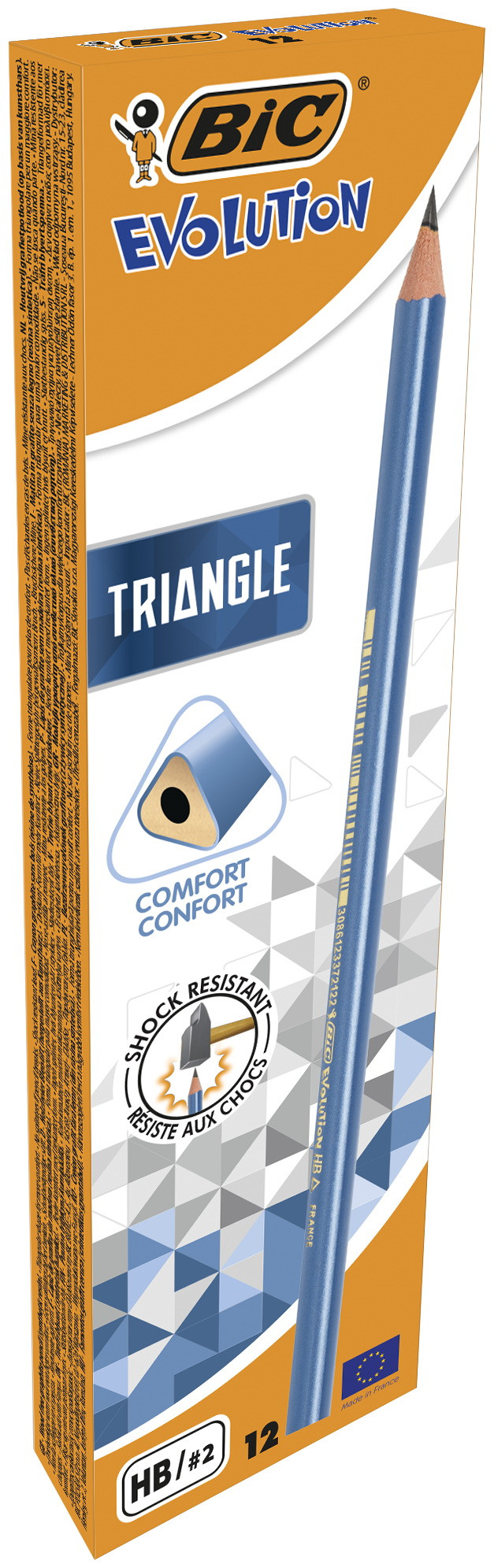 Ołówek Bic Evolution triangle bez gumki (1) 964845