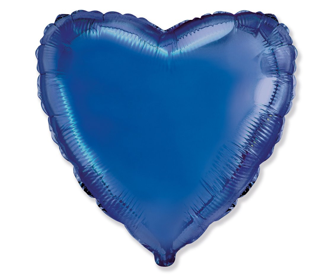 Balon foliowy 18" FX - Serce (niebieskie) pakowany B201500A GoDan