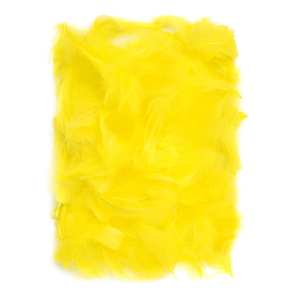 Piórka 10 g  (5 - 12 cm) Żółte CEPI-013 Dalprint
