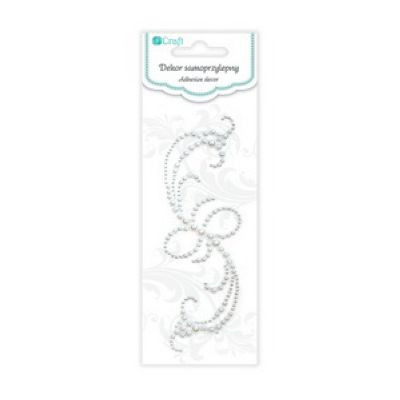 Perłowy dekor samoprzylepny Colette White DPDS-004 Dalprint