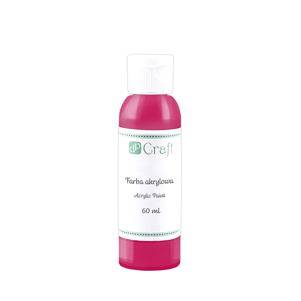 Farba akrylowa 60 ml Czerwony DPFA-008 Dalprint