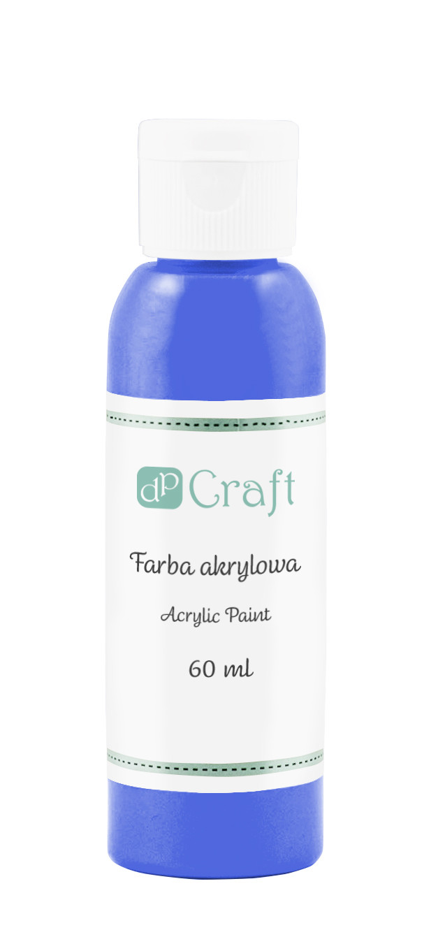 Farba akrylowa 60 ml Niebieski kobalt DPFA-027 Dalprint