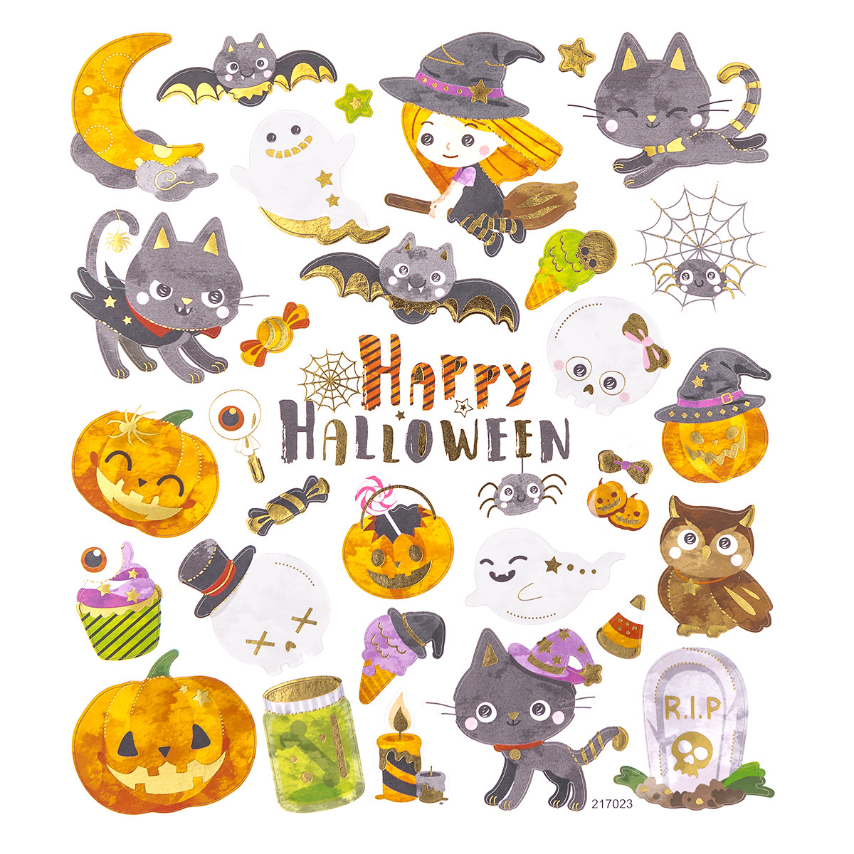 Naklejki Halloween 32szt DPNK-146 Dalprint