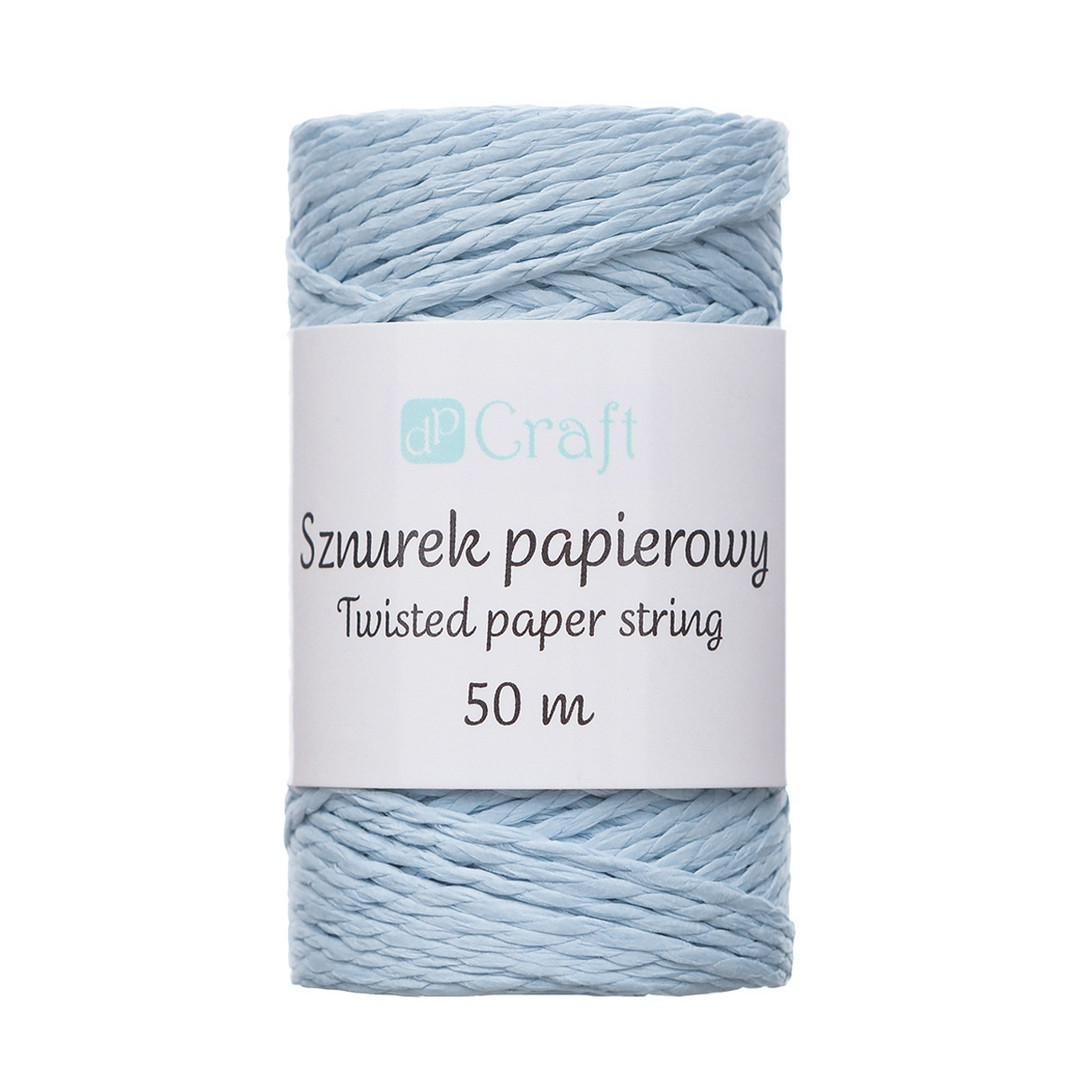 Sznurek papierowy skręcany 50m DPSZ-017 Dalprint niebieski