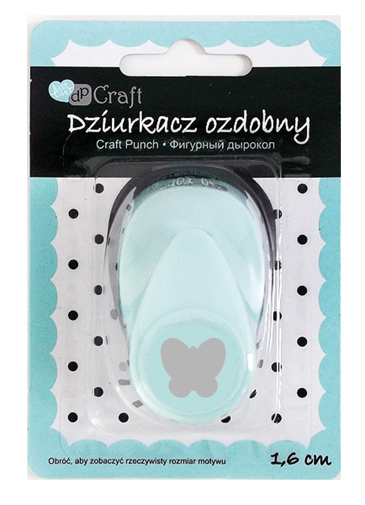 Dziurkacz ozdobny 1,6 cm Motylek JCDZ-105-035 Dalprint