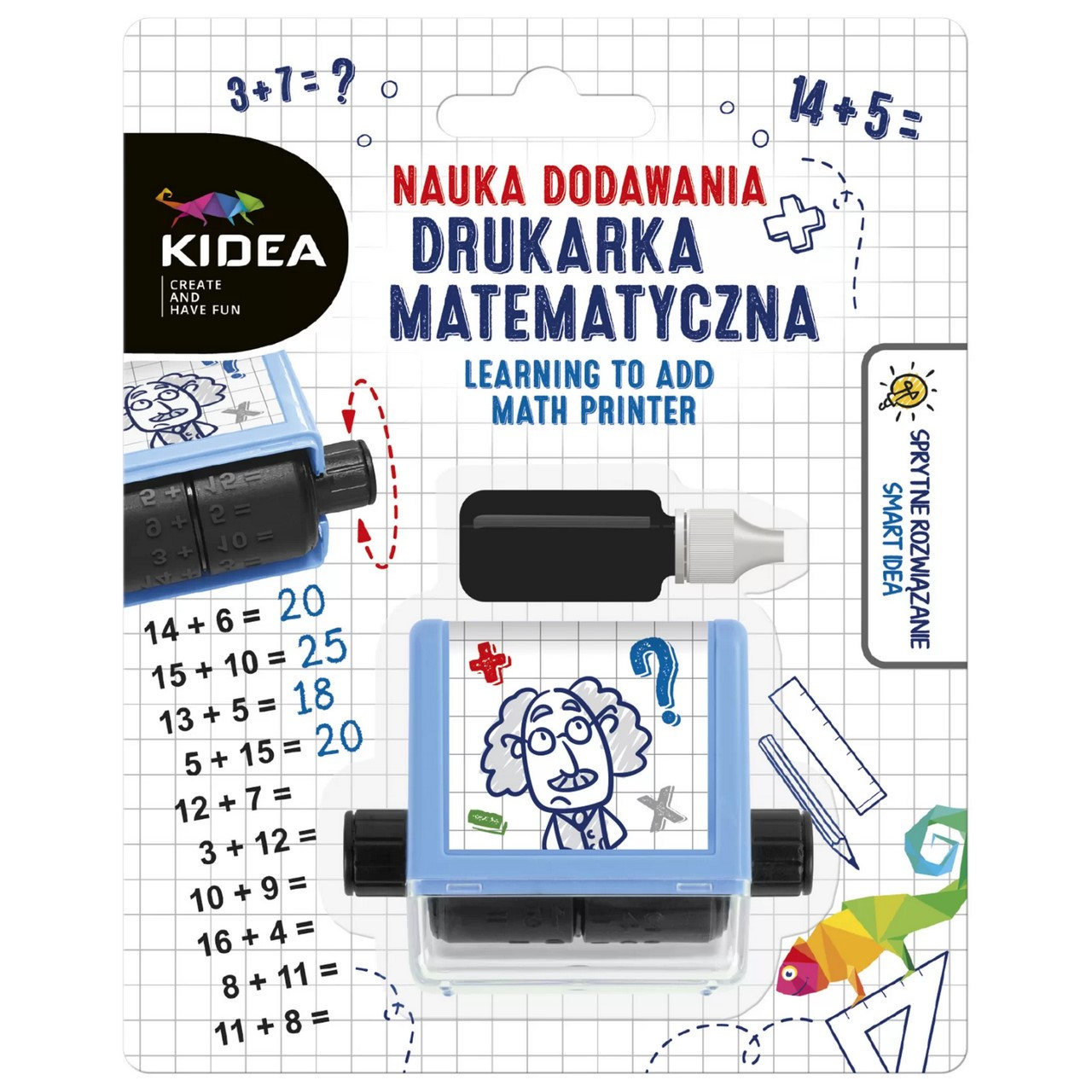 Nauka dodawania - drukarka matematyczna Kidea
