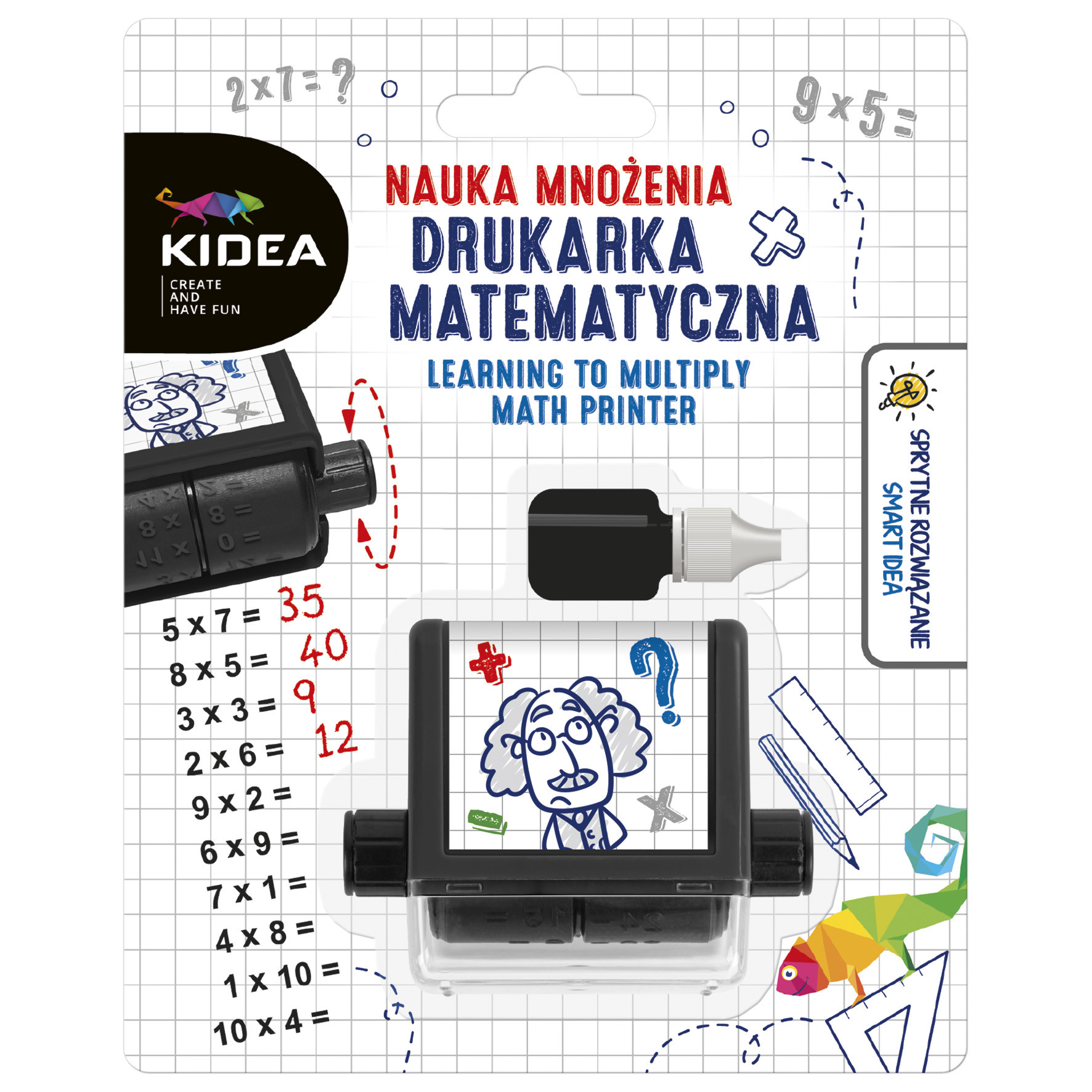 Nauka mnożenia-drukarka matematyczna Kidea NMDMKA Derform