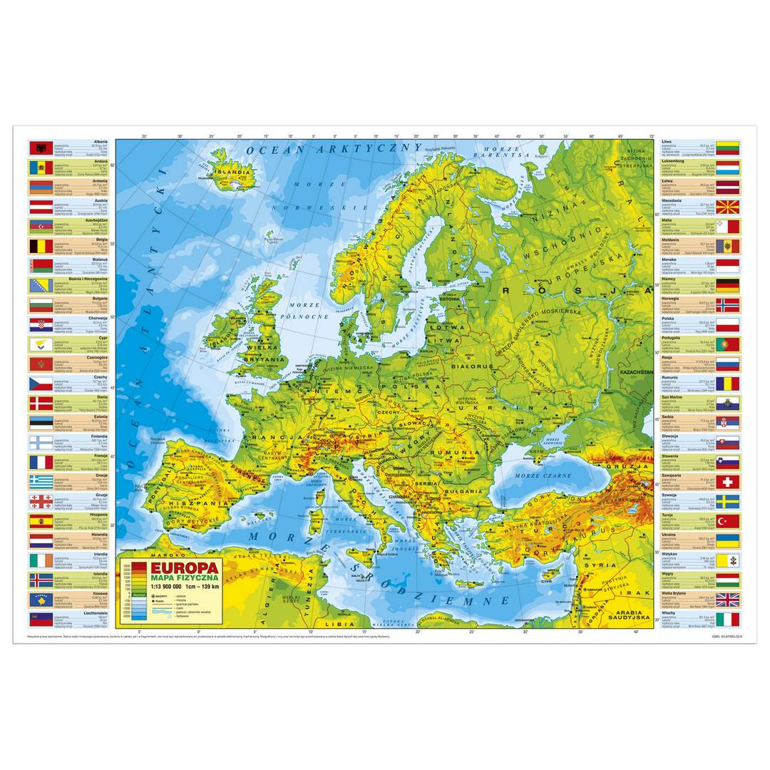 Podkład oklejany Europa Fizyczna POEF Derform