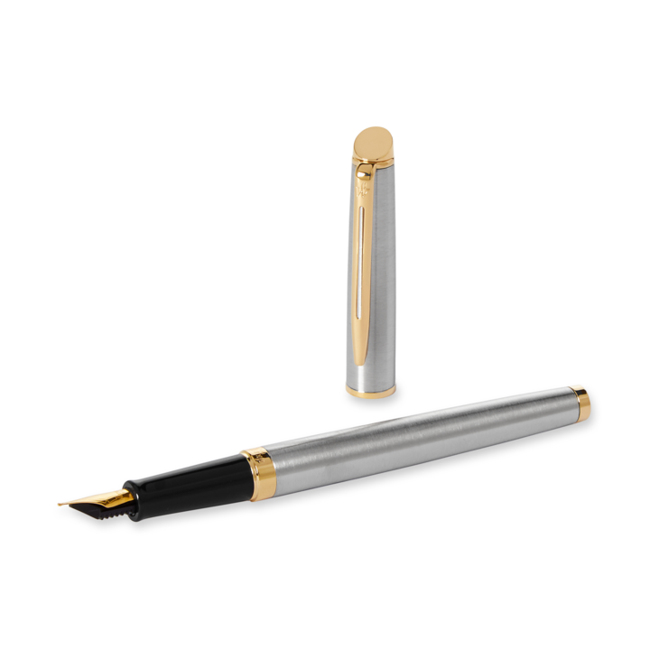 Pióro wieczne Waterman Hemisphere stalowe GT (F)