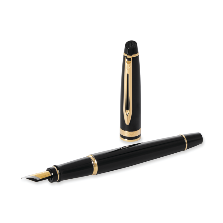 Pióro wieczne Waterman Expert czarny GT (F)