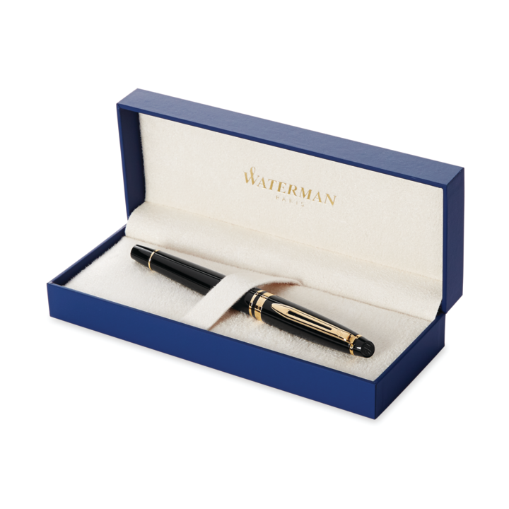 Pióro wieczne Waterman Expert czarny GT (F)