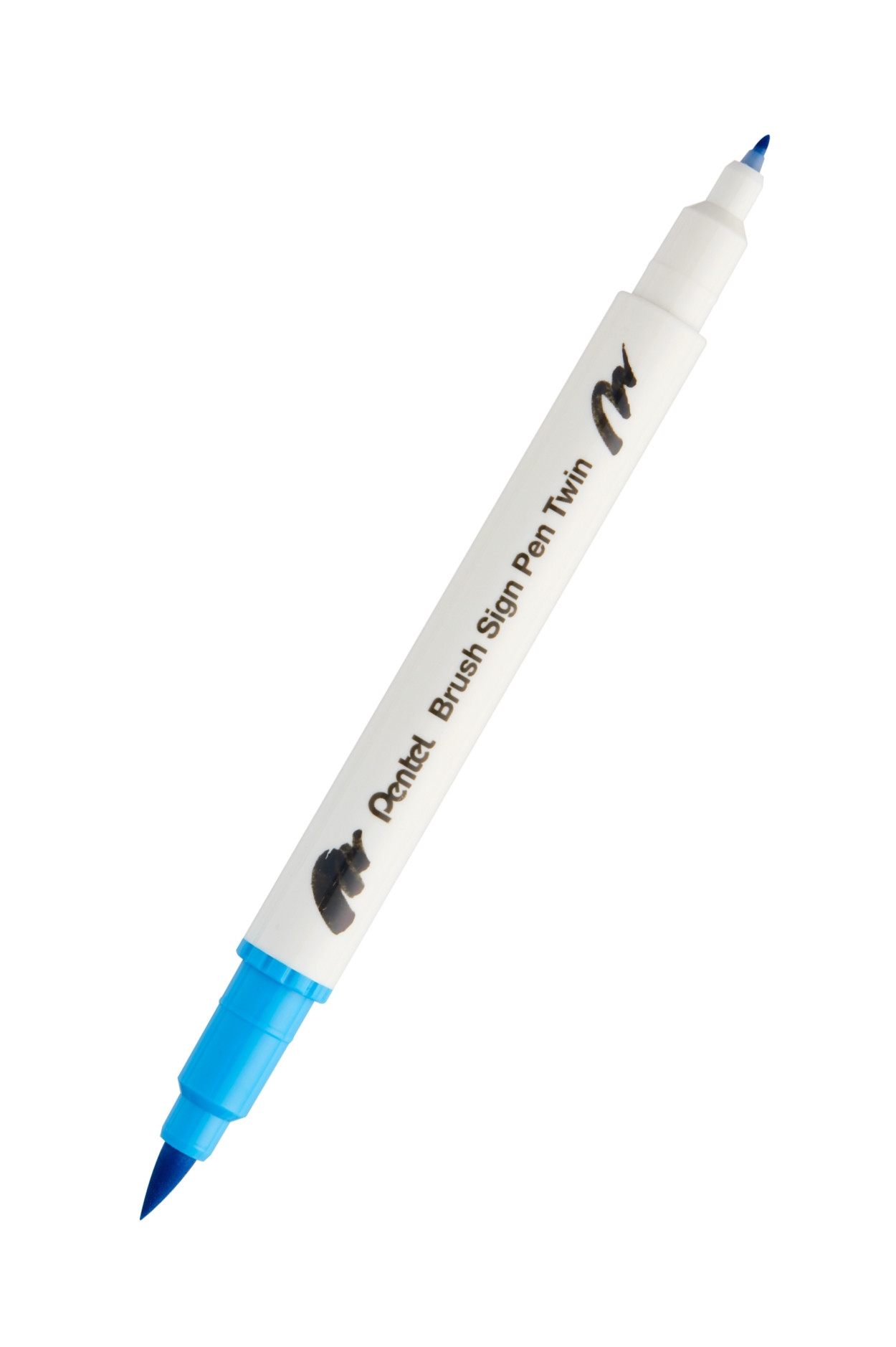 Pisak Brush dwustronna końcówka SESW30C-T110 Pentel Sky Blue