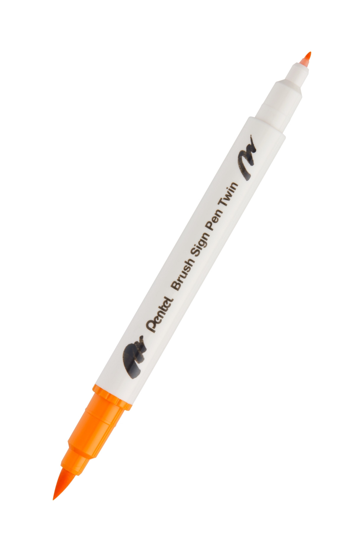 Pisak Brush dwustronna końcówka SESW30C-T113 Pentel Ochra