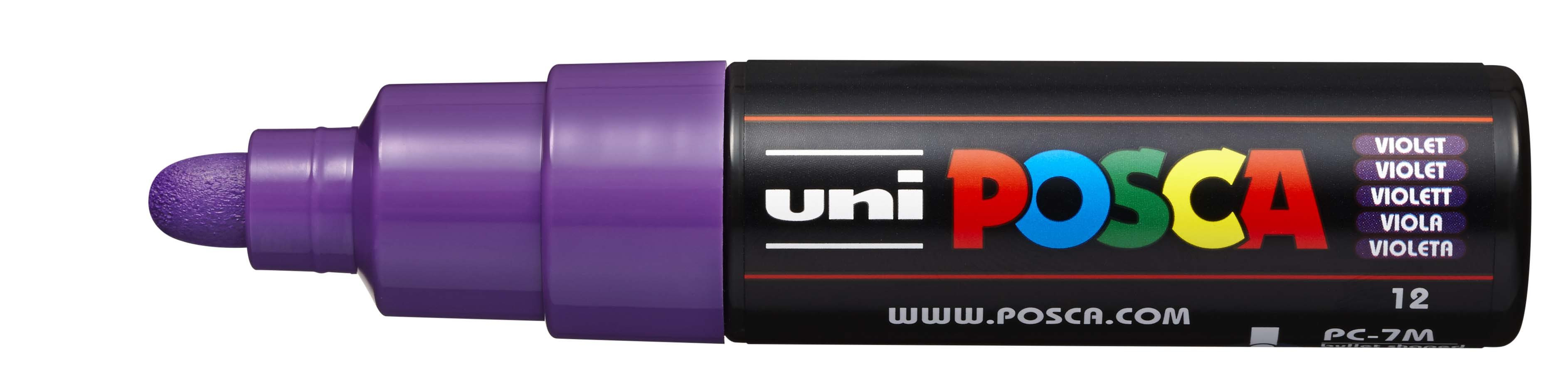 Marker Posca PC-7M nr12 Uni fioletowy