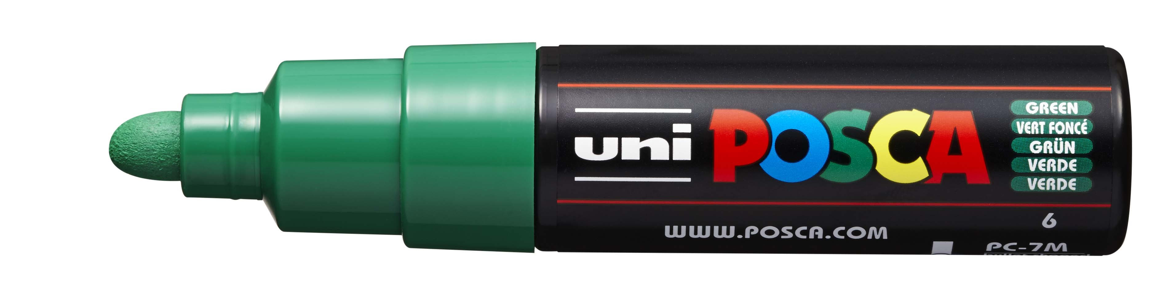 Marker Posca PC-7M nr6 Uni zielony